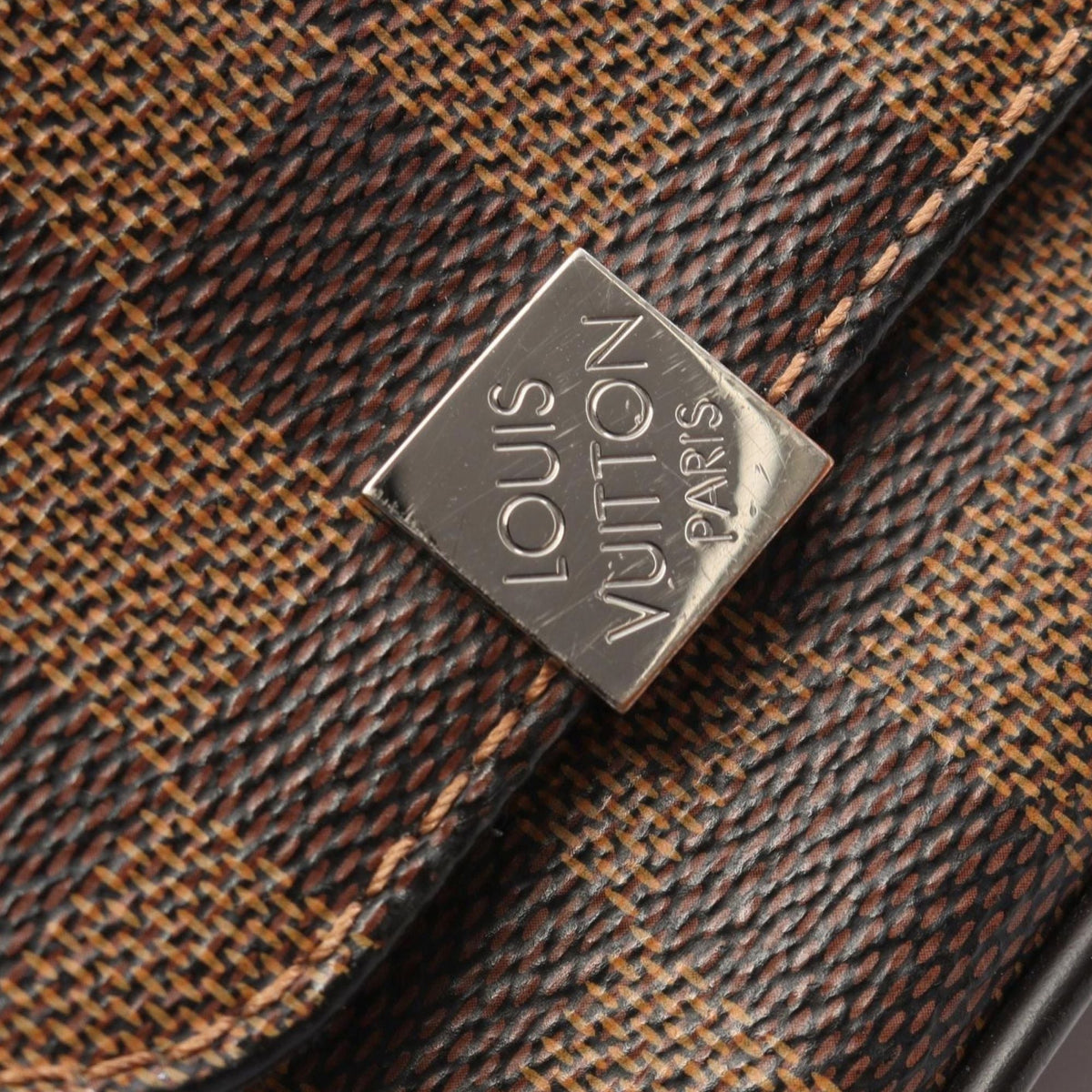 Louis Vuitton Damier Ebene District PM — Brown