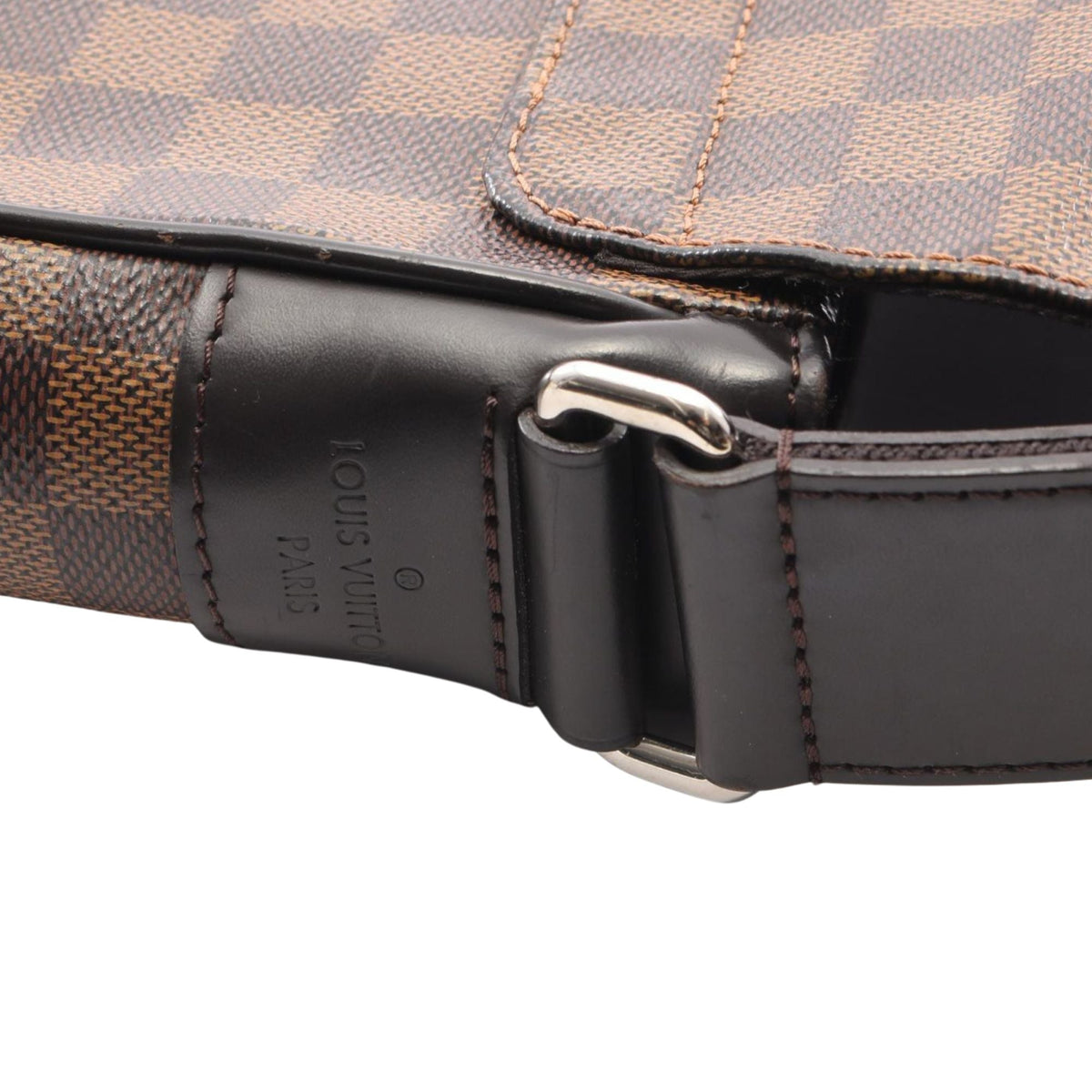Louis Vuitton Damier Ebene District PM — Brown