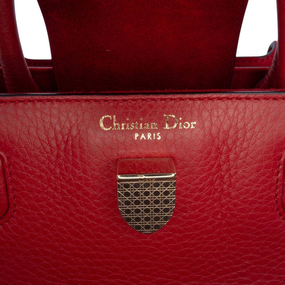 Dior Mini Grained Calfskin Diorever Satchel