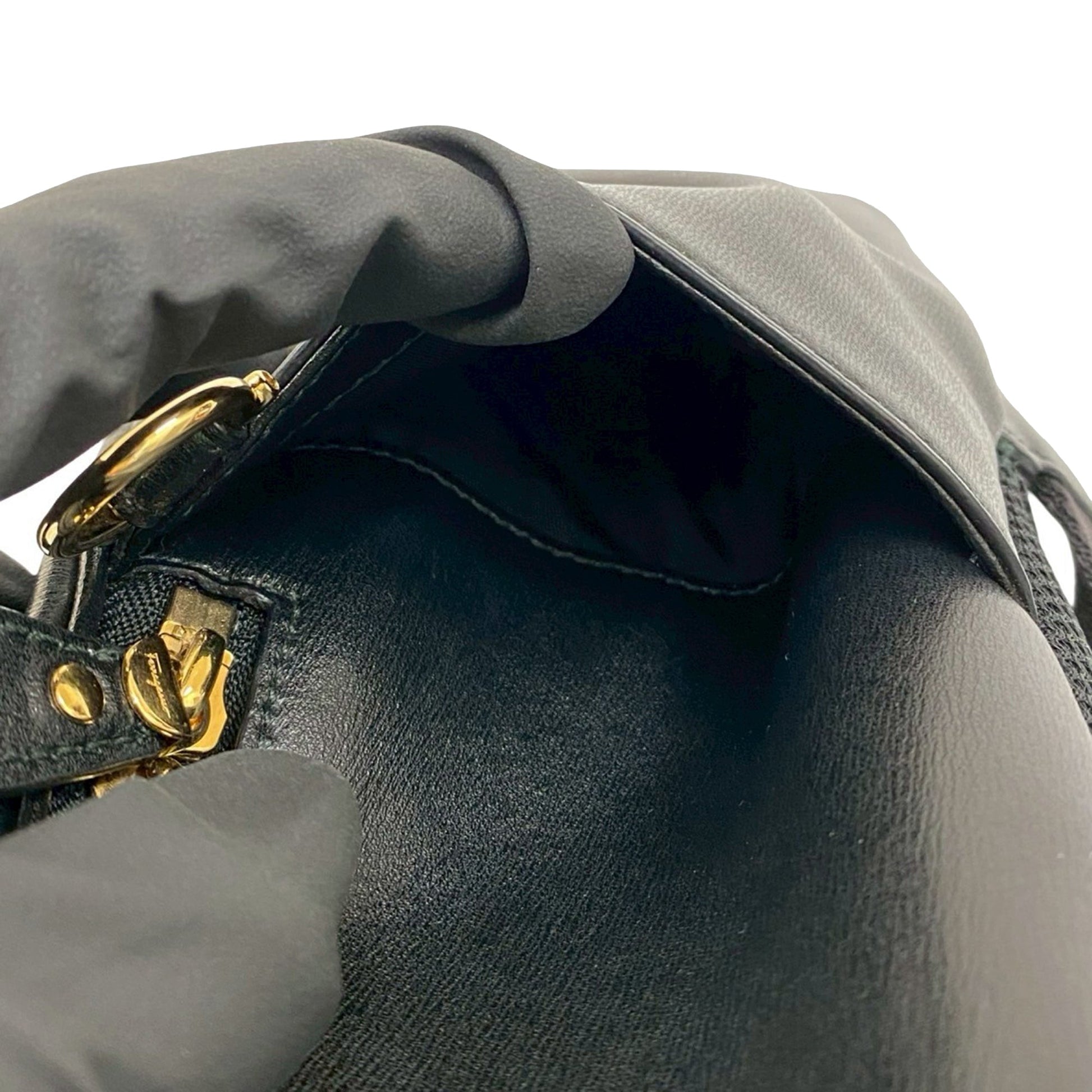 Ferragamo Leather Gancini City Zip Backpack