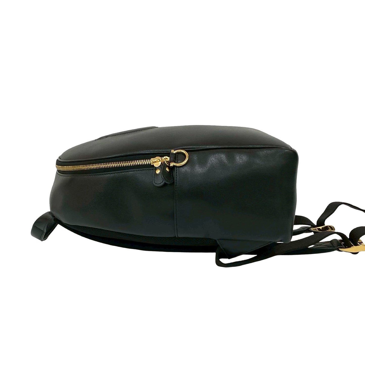 Ferragamo Leather Gancini City Zip Backpack
