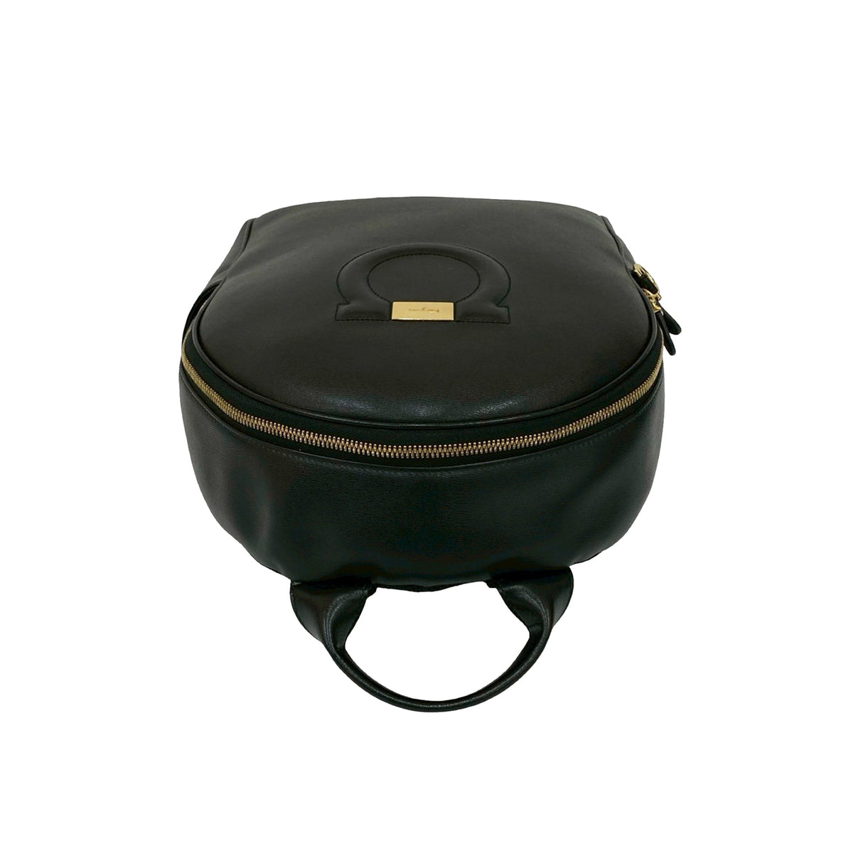 Ferragamo Leather Gancini City Zip Backpack