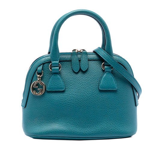 Gucci Small Dollar Calfskin GG Charm Dome Satchel