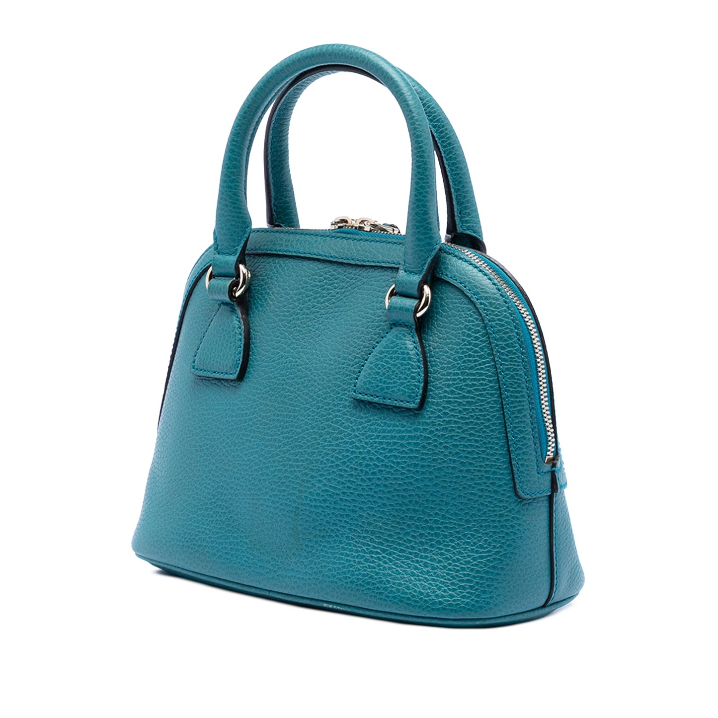 Gucci Small Dollar Calfskin GG Charm Dome Satchel