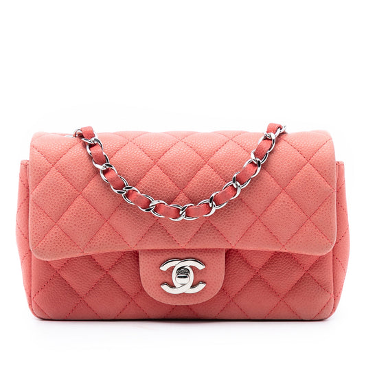 Chanel Mini Rectangular Classic Caviar Single Flap