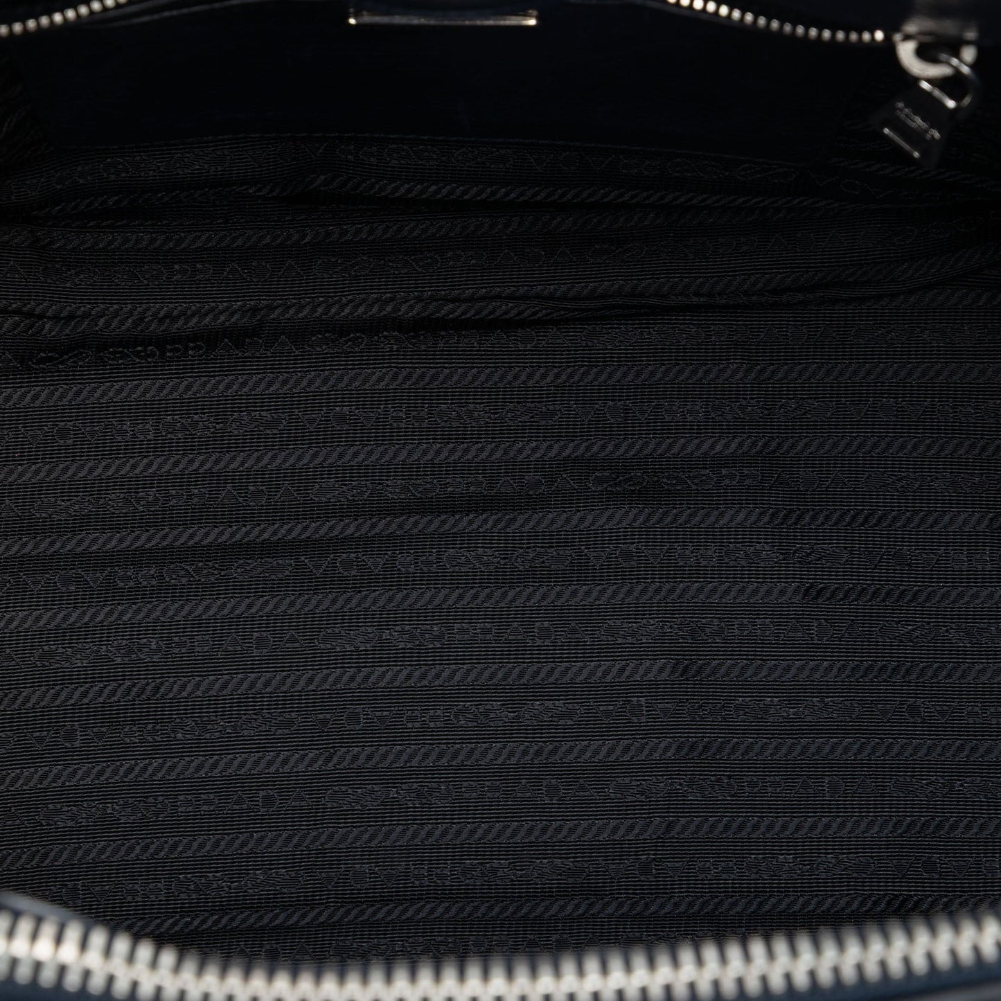Prada Glace Calf Twin Pocket Double Handle Satchel