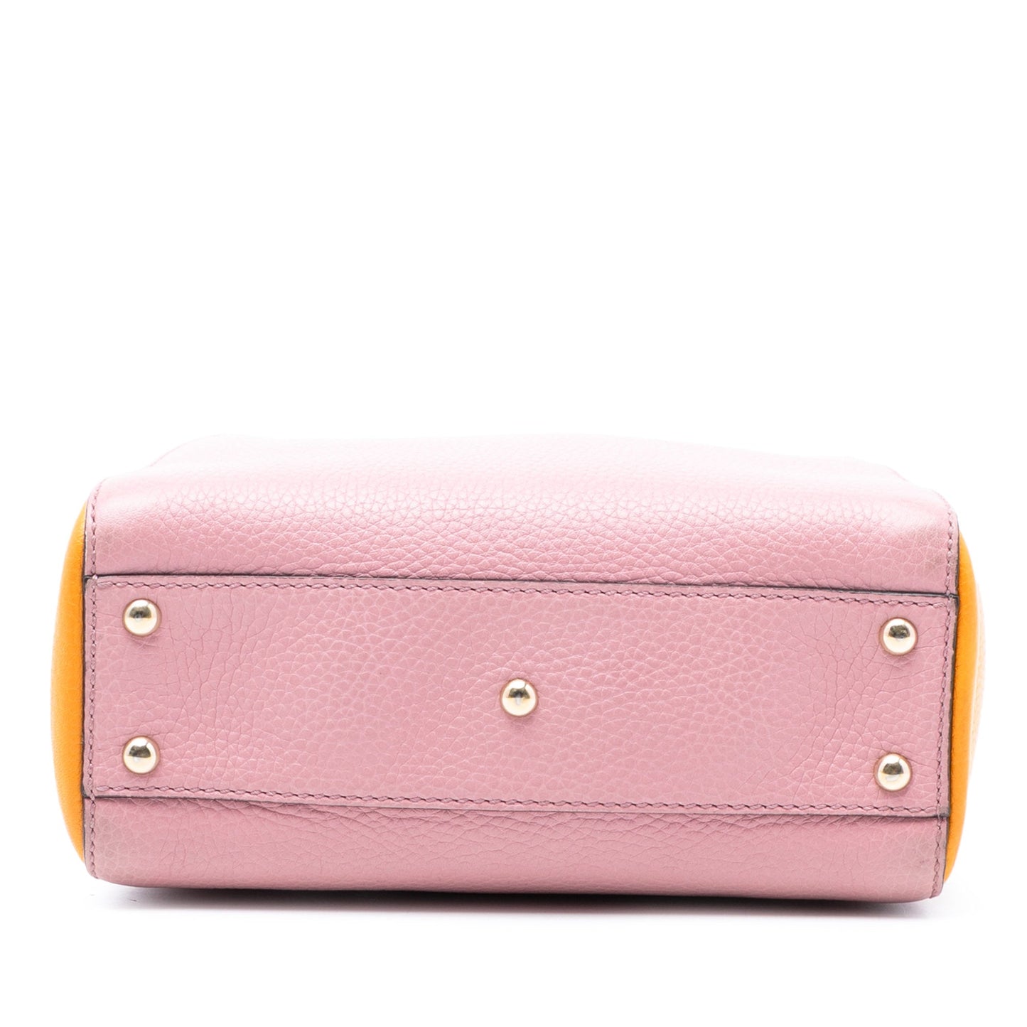 Gucci Mini Bicolor Calfskin Bamboo Shopper Satchel