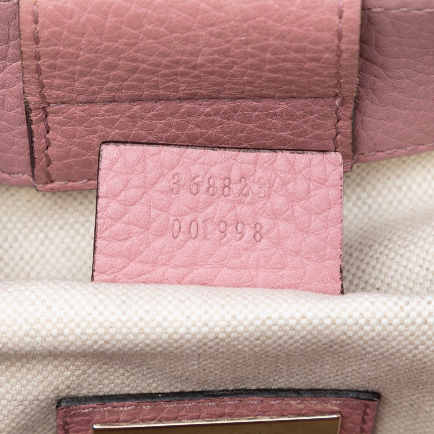 Gucci Mini Bicolor Calfskin Bamboo Shopper Satchel