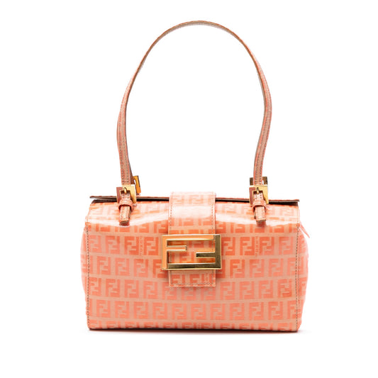 Fendi Zucchino Crystal Shoulder Bag