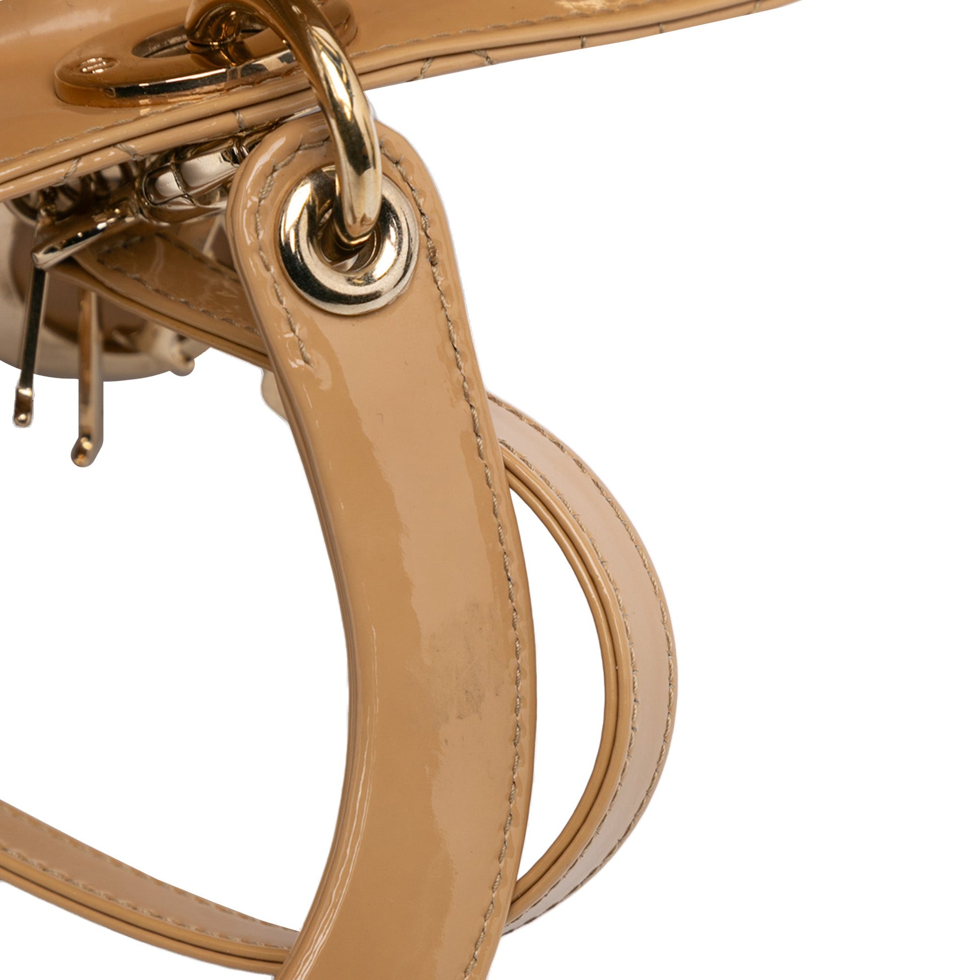 Dior Large Patent Cannage Lady Dior