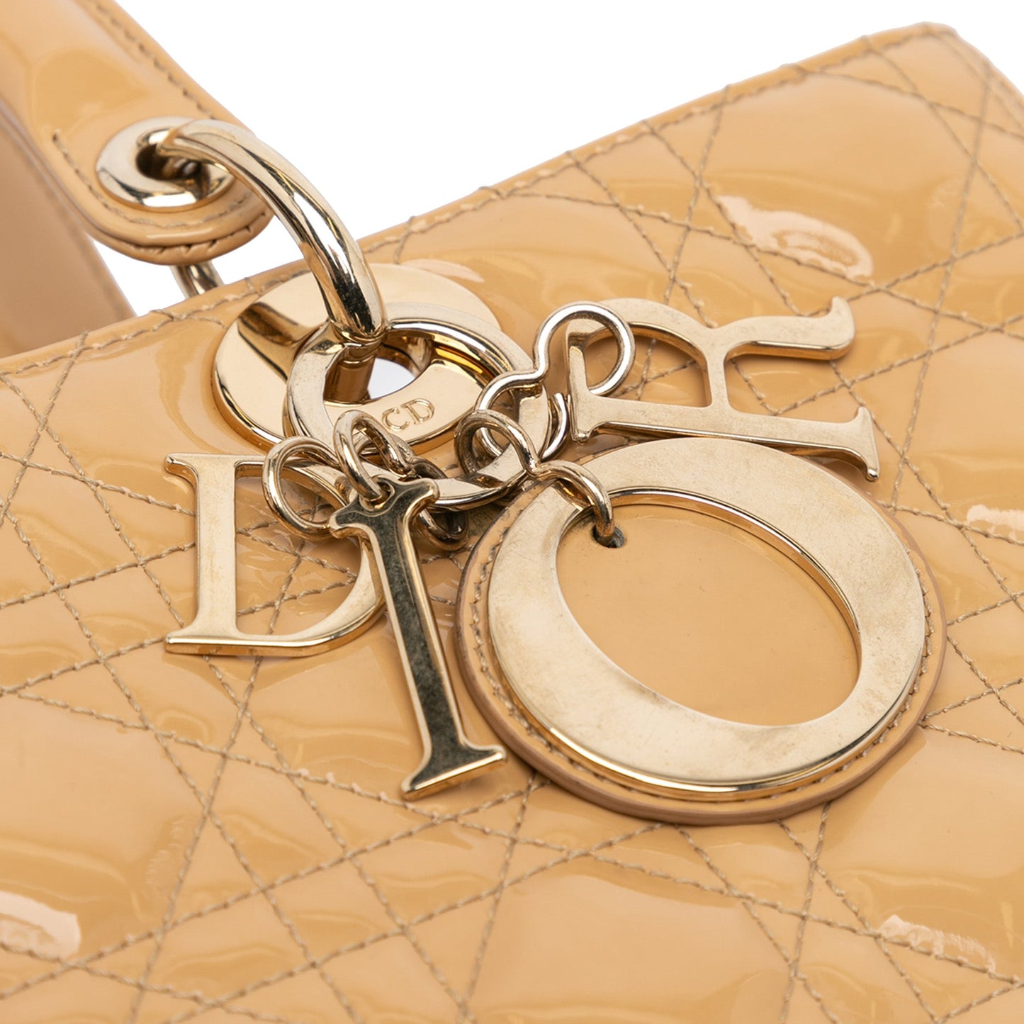 Dior Large Patent Cannage Lady Dior