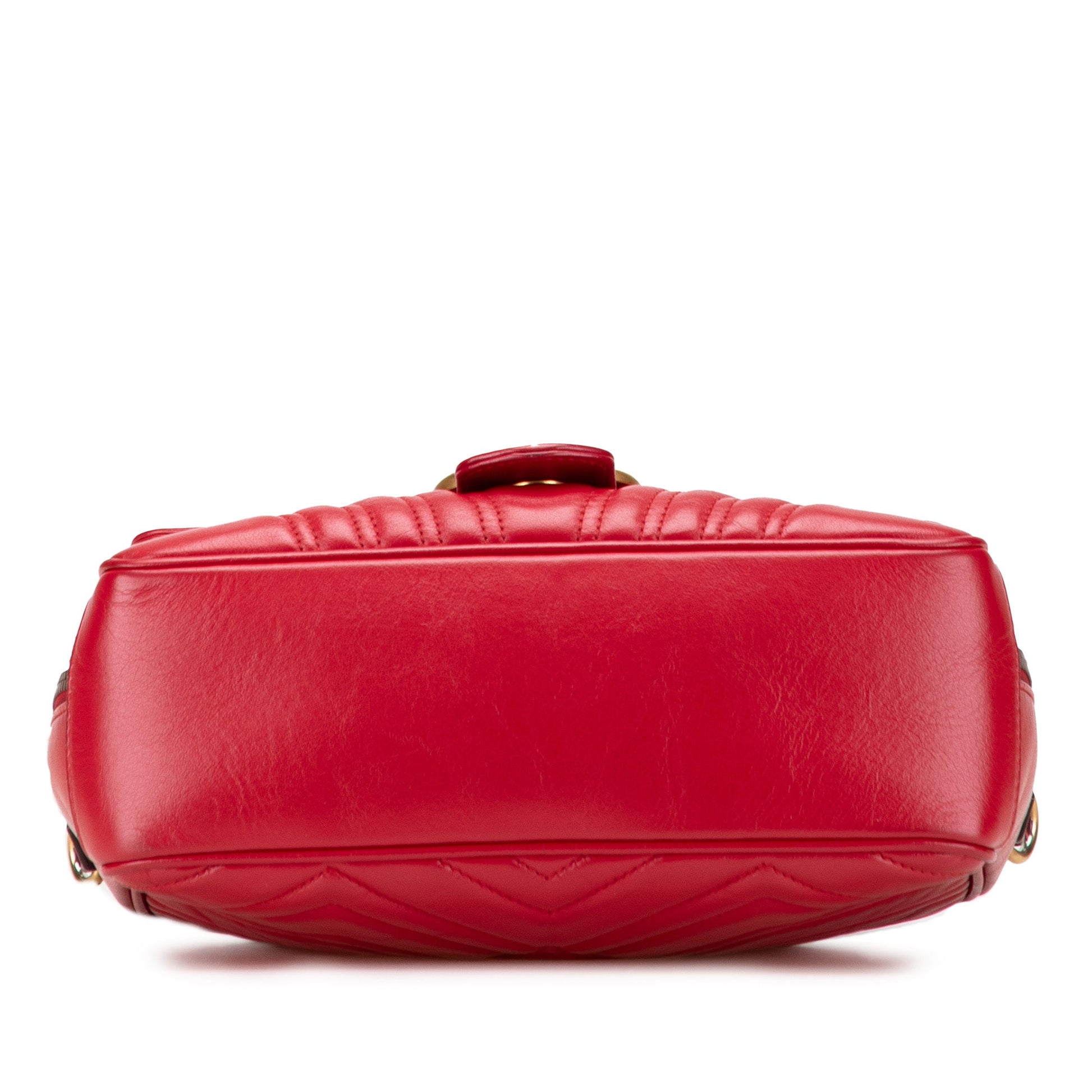 Gucci Small GG Marmont Matelasse Leather Sylvie Top Handle Satchel
