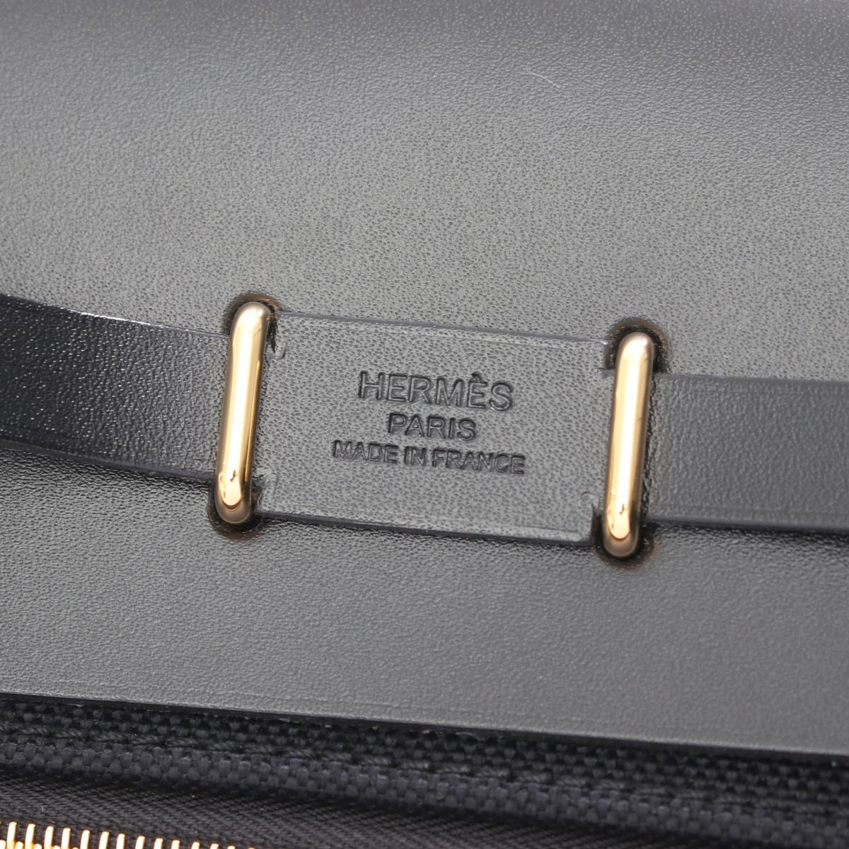 Hermès Military Toile and Vache Hunter Herbag Zip 20
