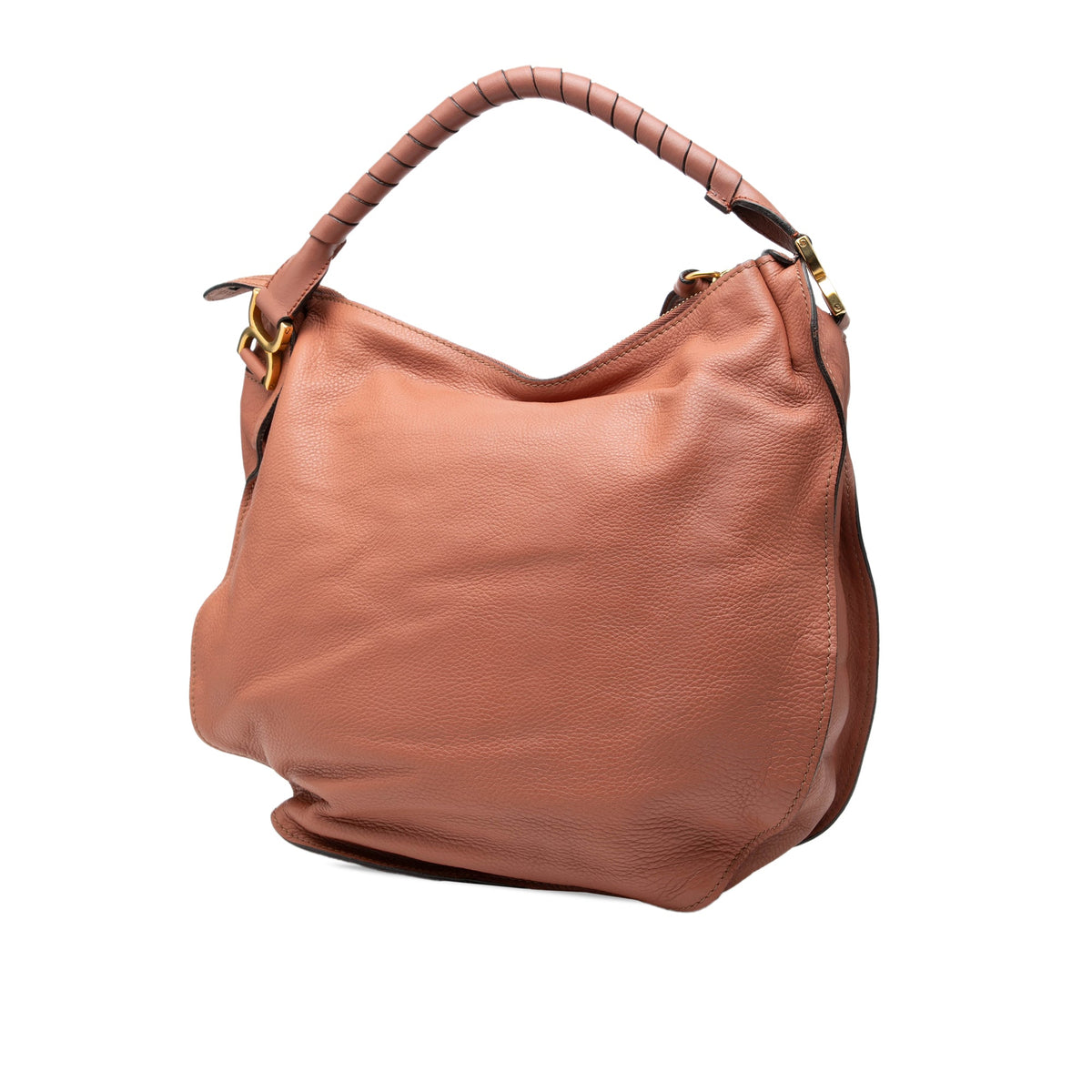 Chloé Large Pebbled Calfskin Marcie Hobo