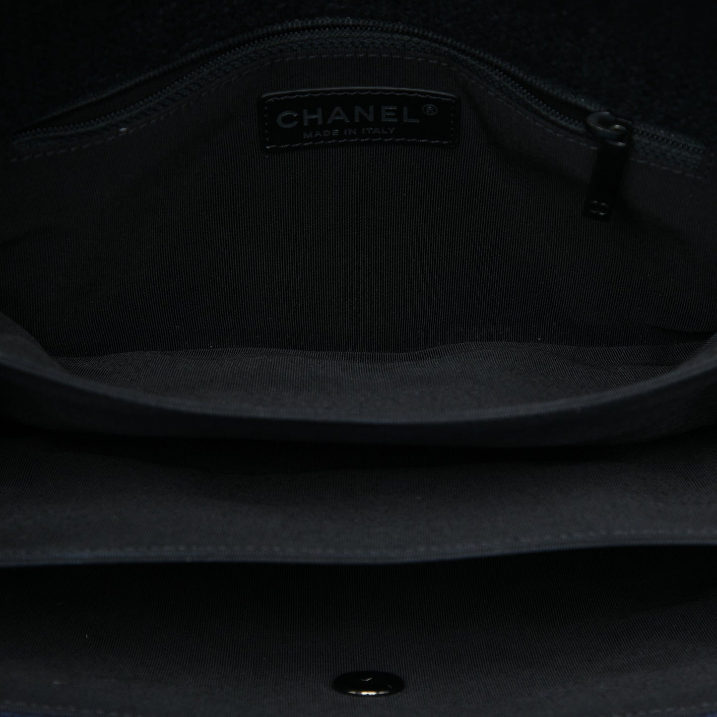 Chanel CC Quilted Tweed Accordion Flap