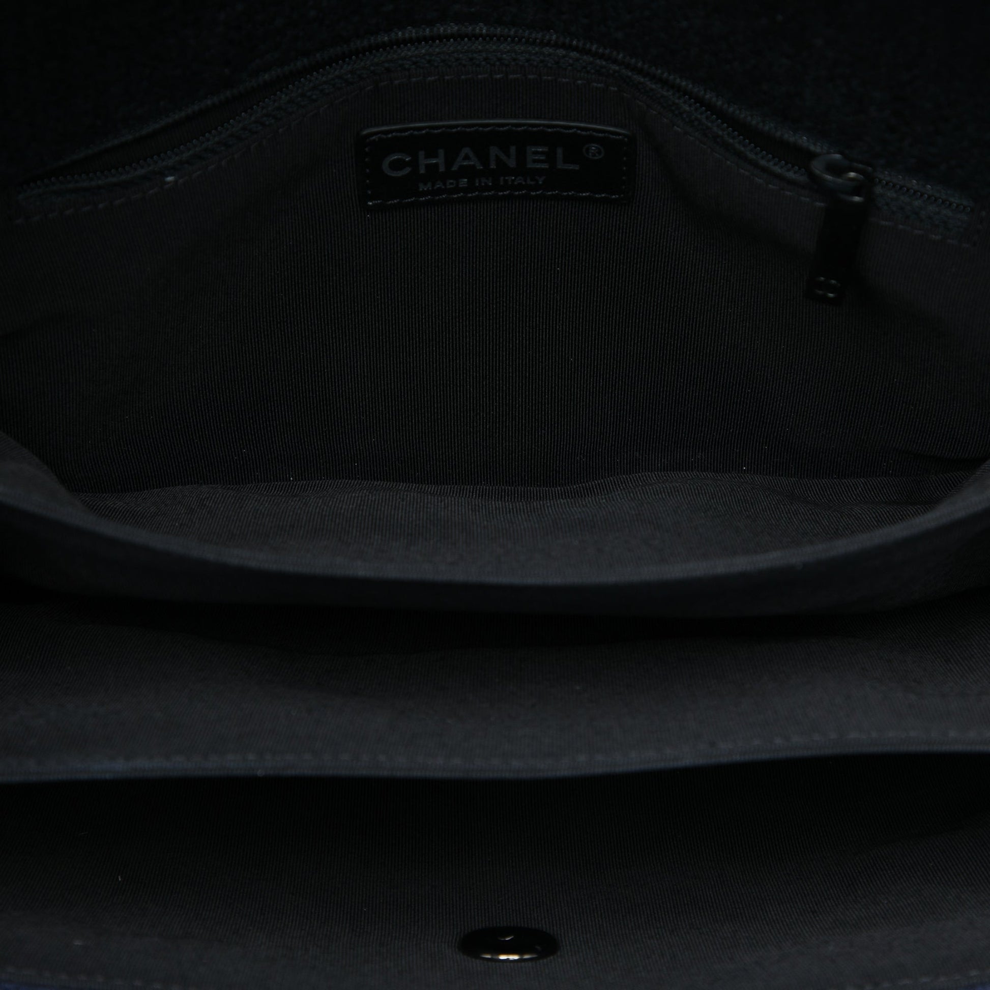Chanel CC Quilted Tweed Accordion Flap