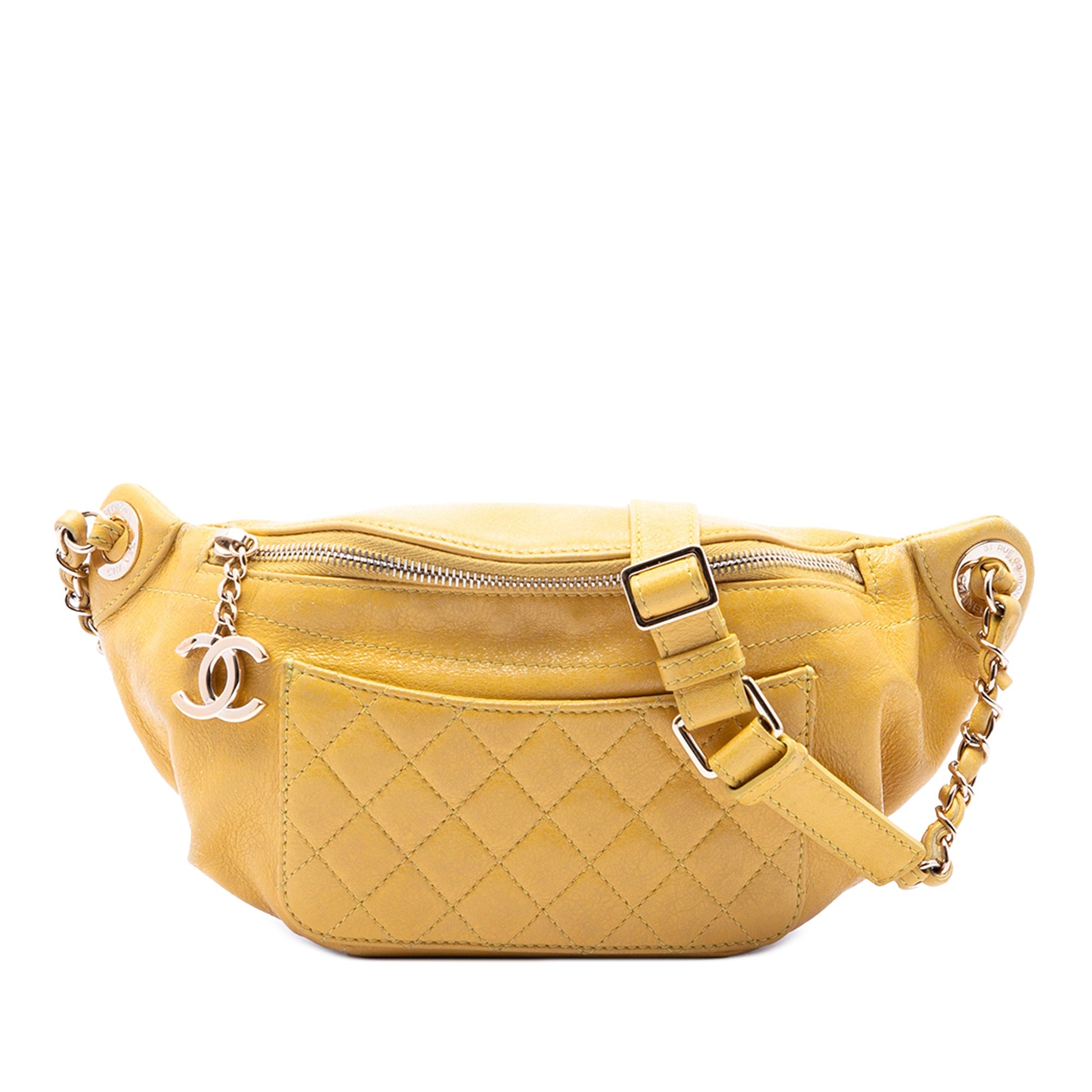 Chanel Quilted Lambskin Classic Bi Waist Bag