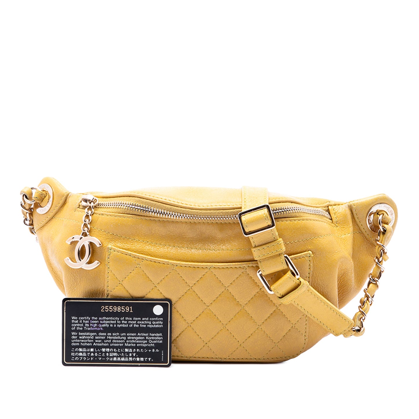 Chanel Quilted Lambskin Classic Bi Waist Bag