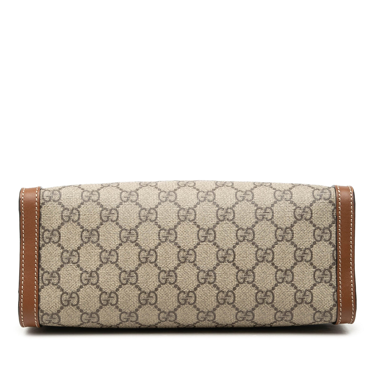 Gucci Small GG Supreme Padlock Tote — Beige