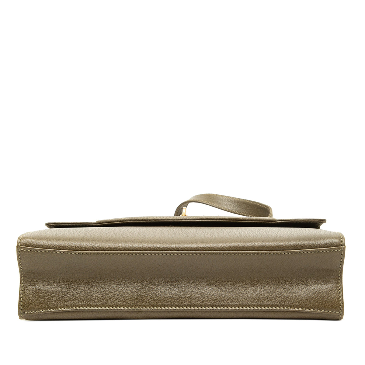 Gucci Calfskin Turnlock Flap Crossbody — Green