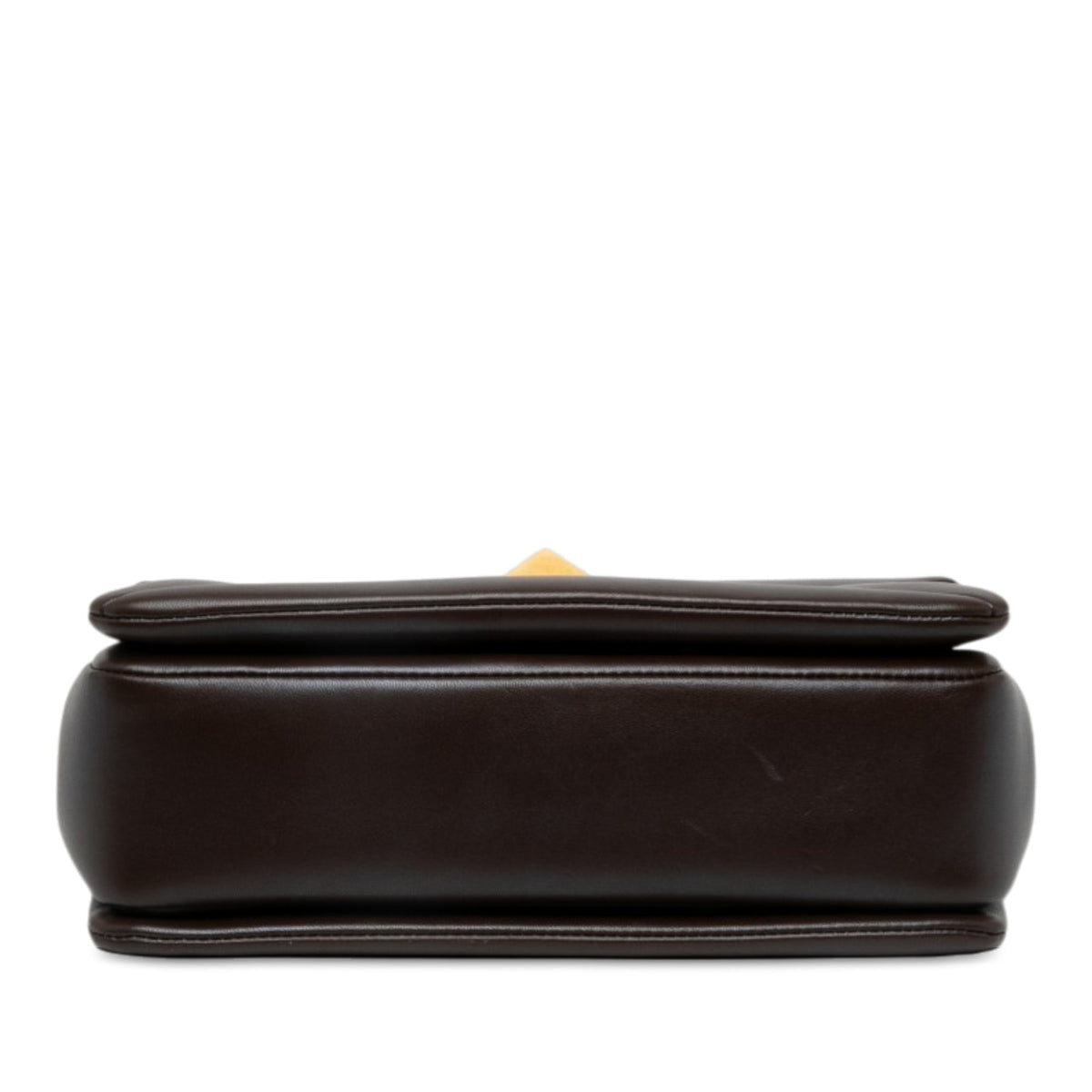 Valentino Nappa One Stud Chain Crossbody — Brown