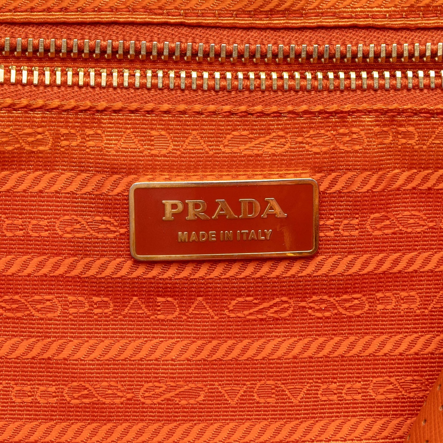 Prada Perforated Vitello Drive Leather Bauletto Top Handle Bag