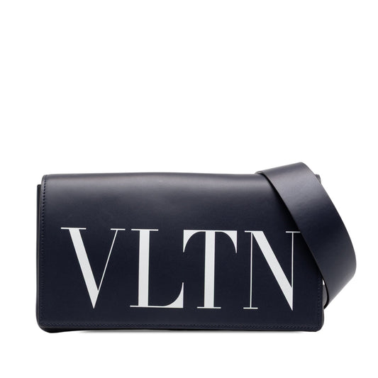 Valentino Leather VLTN Flap Crossbody
