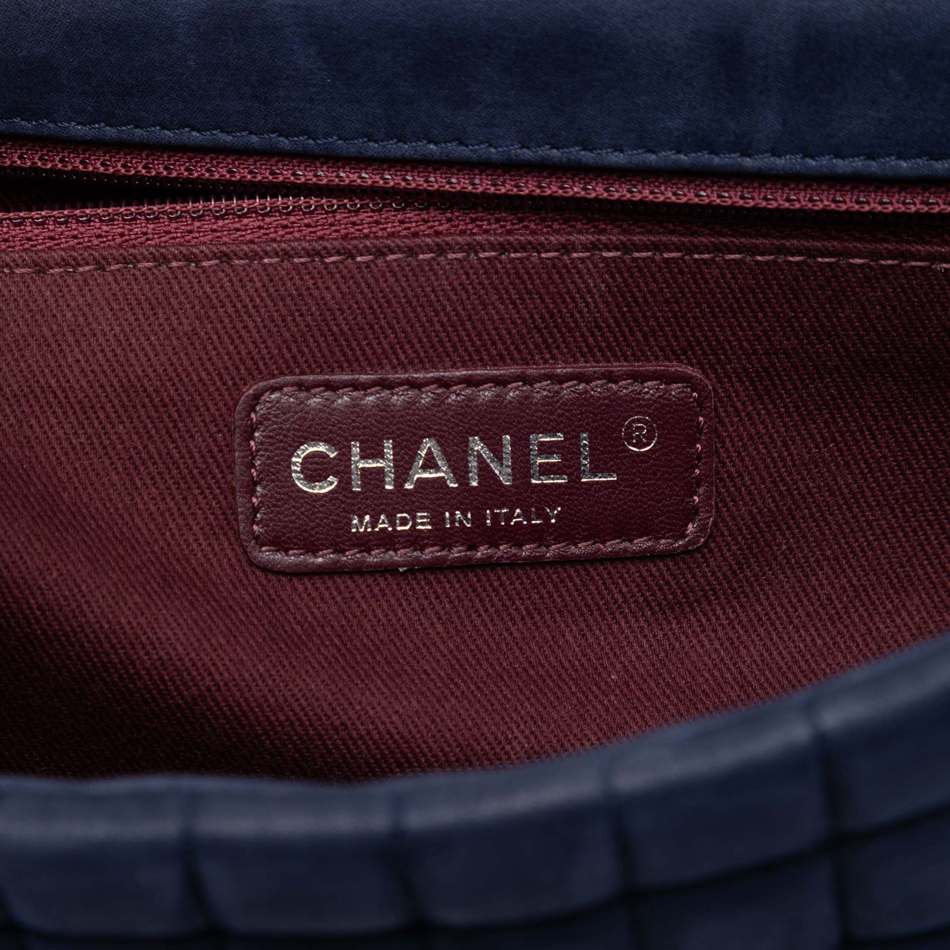 Chanel Chocolate Bar Iridescent Calfskin Bubble Flap