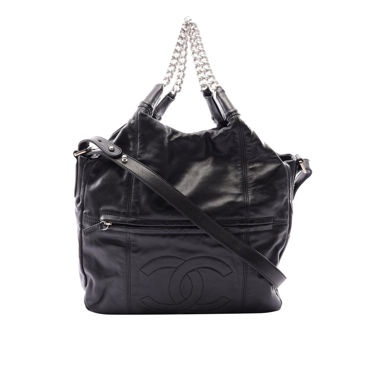 Chanel Medium Glazed Calfskin Rodeo Drive Tote