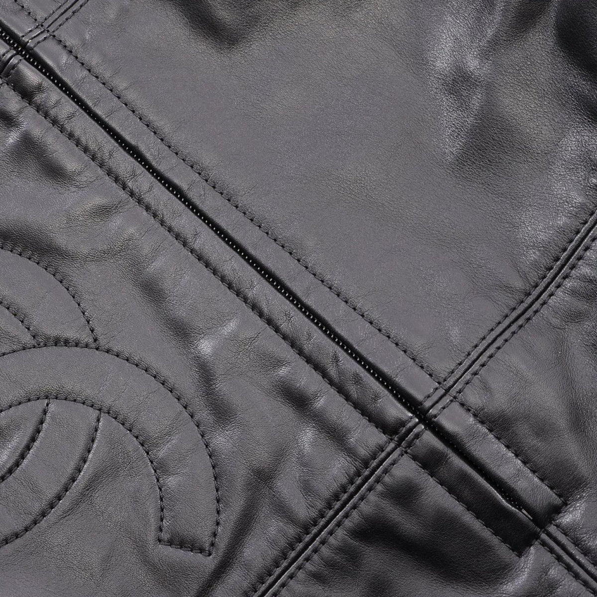 Chanel Medium Glazed Calfskin Rodeo Drive Tote