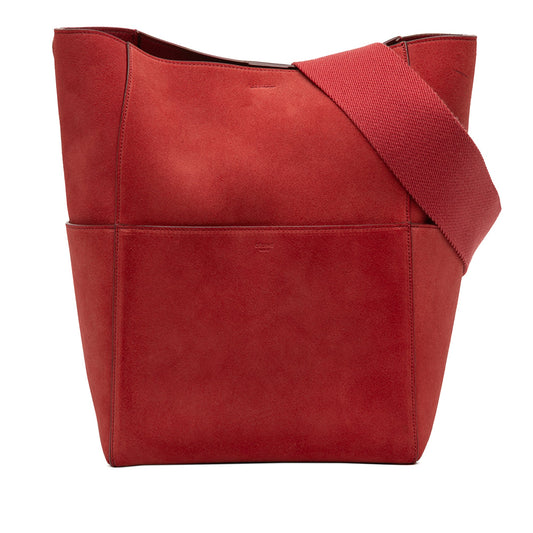 Celine Medium Suede Seau Sangle Bucket Bag
