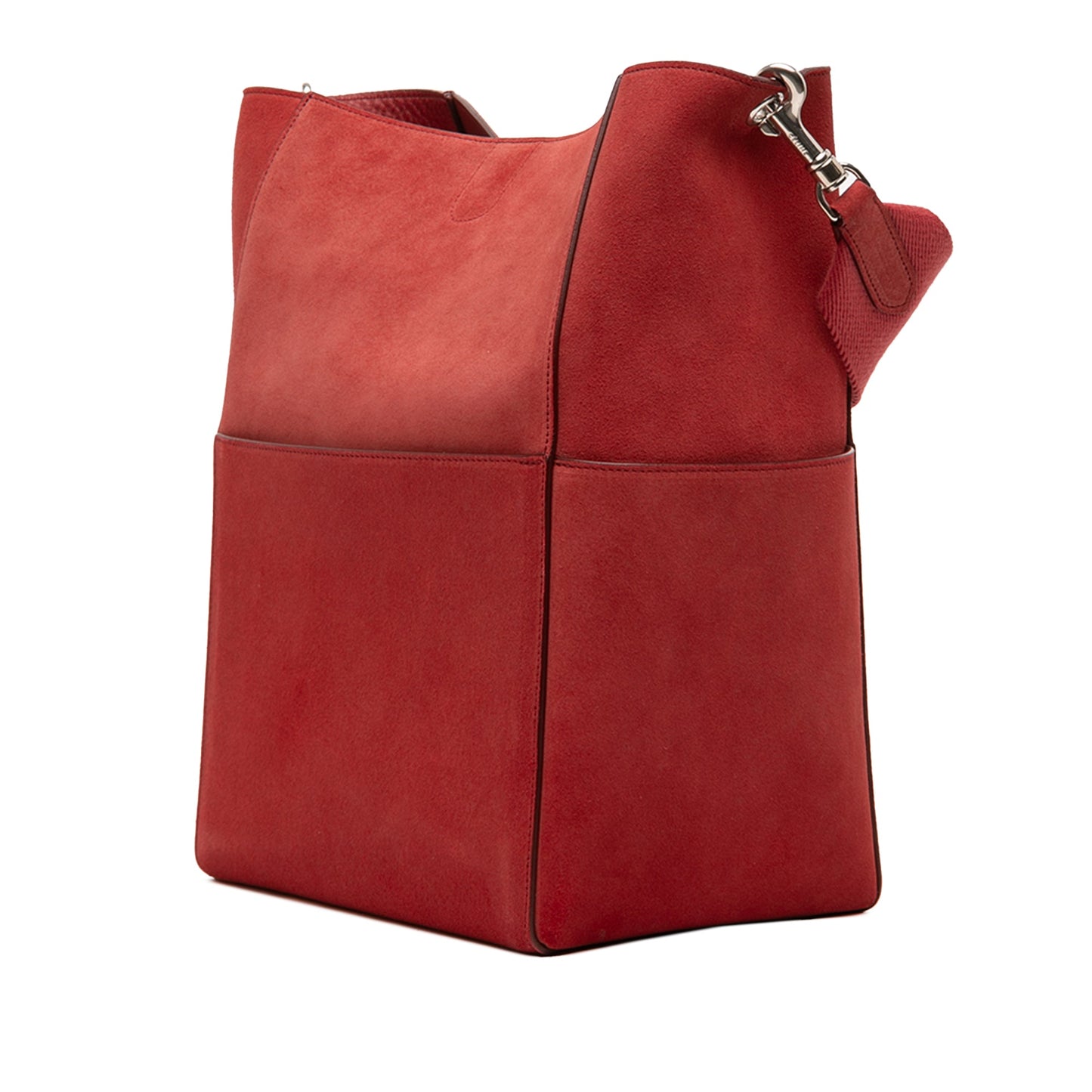 Celine Medium Suede Seau Sangle Bucket Bag