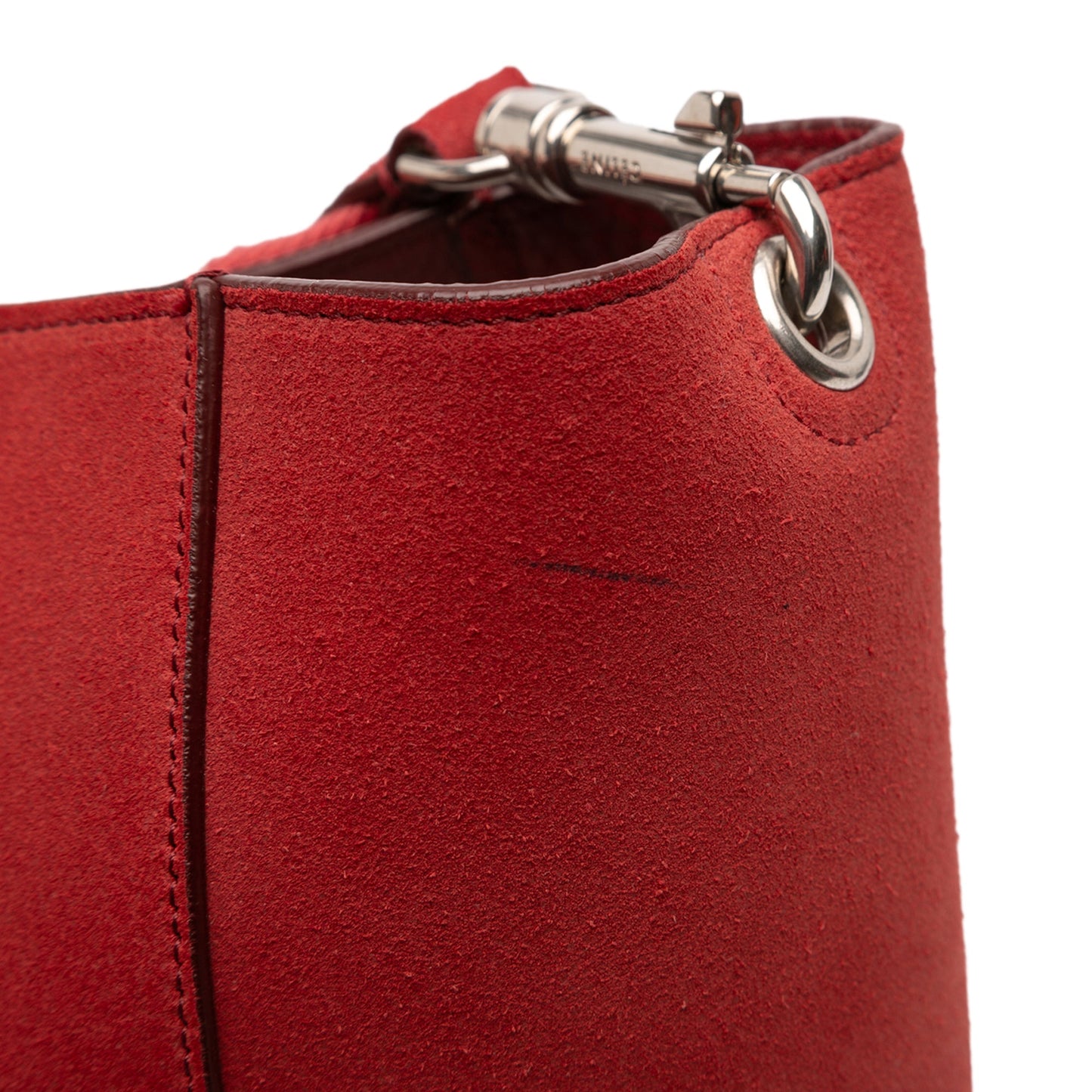 Celine Medium Suede Seau Sangle Bucket Bag