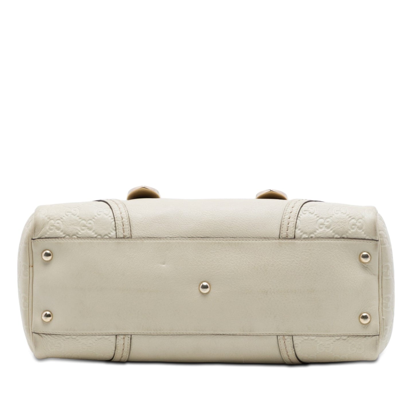 Gucci Guccissima Trimmed Leather Signoria Handbag