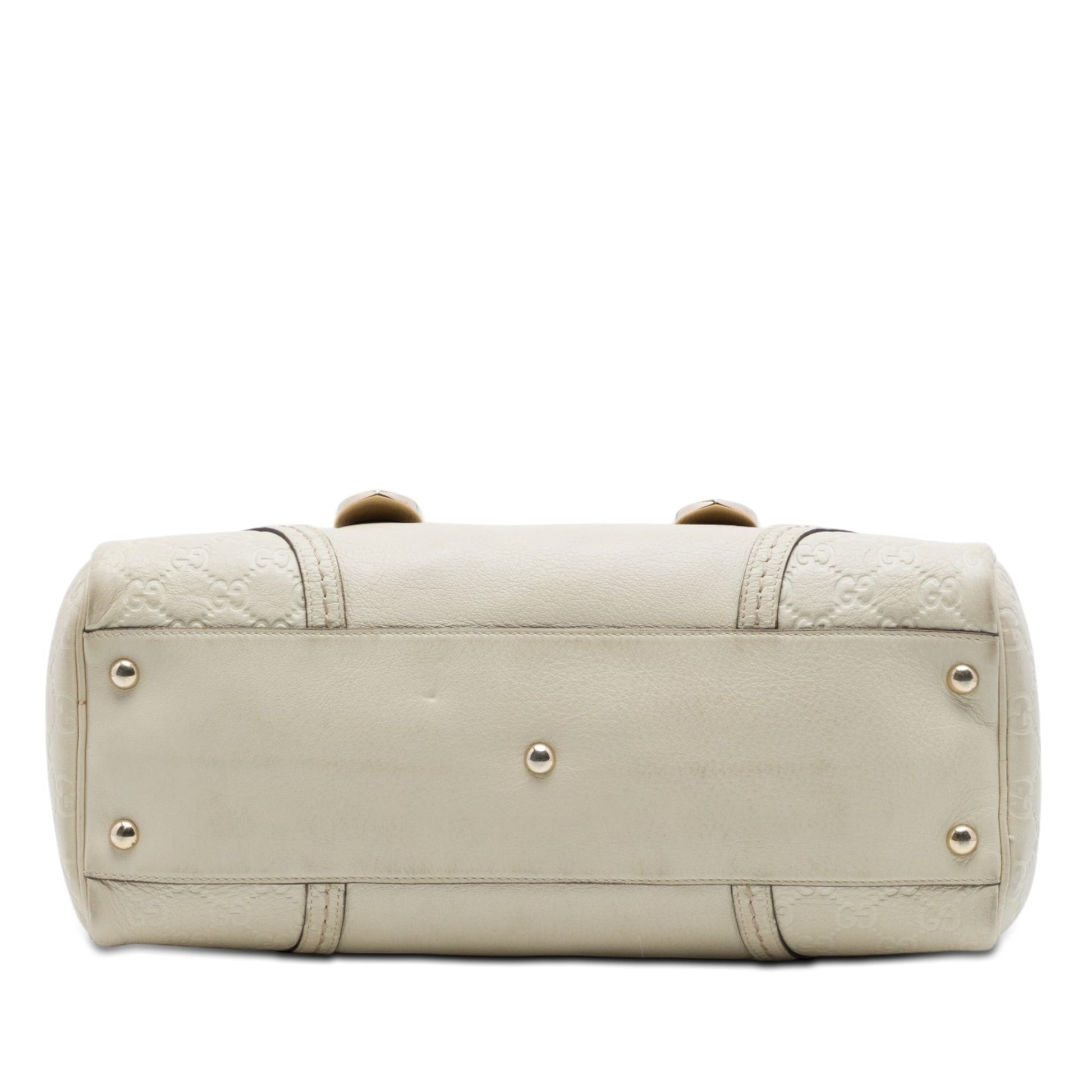 Gucci Guccissima Trimmed Leather Signoria Handbag