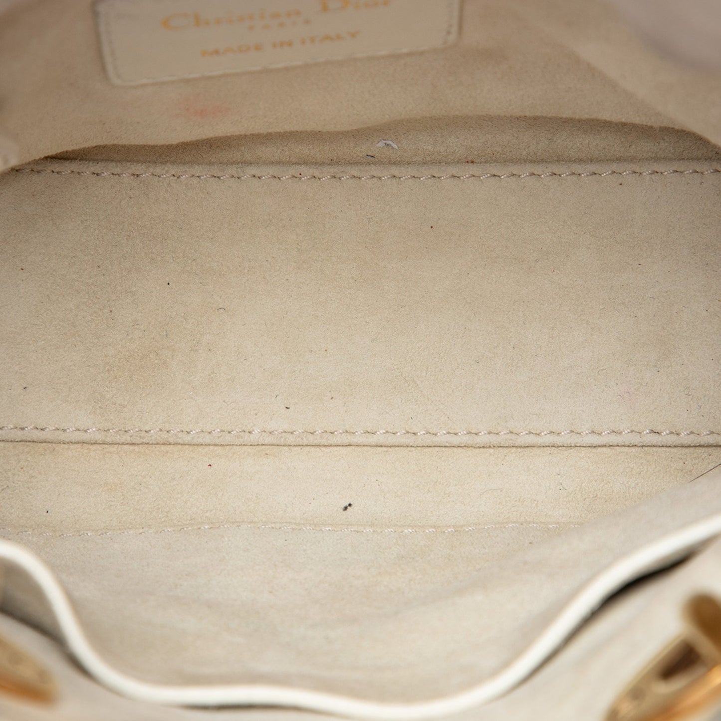 Dior Mini Lambskin Cannage Studded Supple Lady Dior