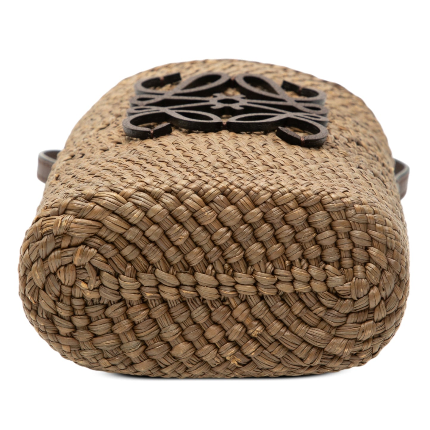 LOEWE Paulas Ibiza Anagram Raffia Square Bucket Bag