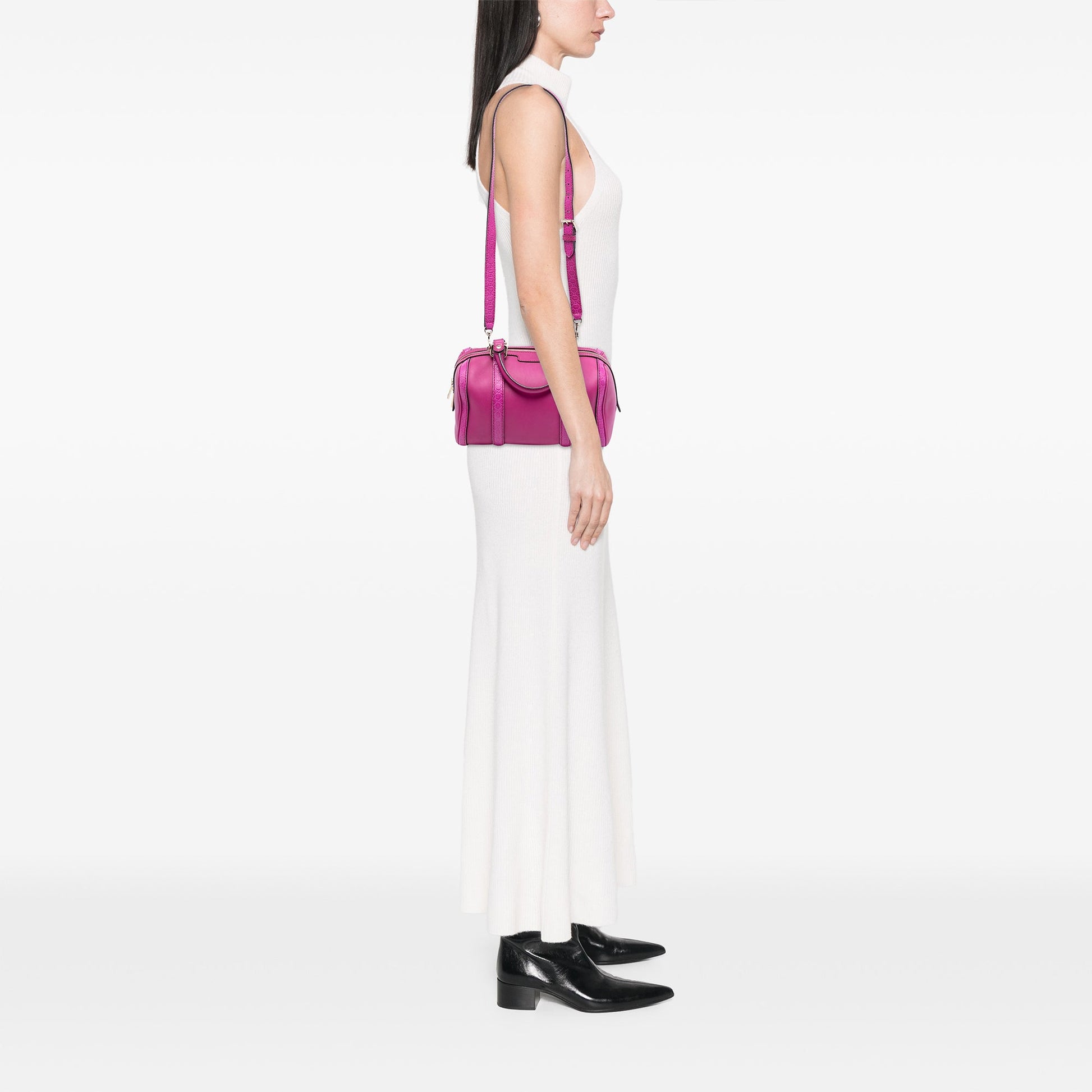 Gucci Small Microguccissima Trimmed Leather Joy Boston Bag