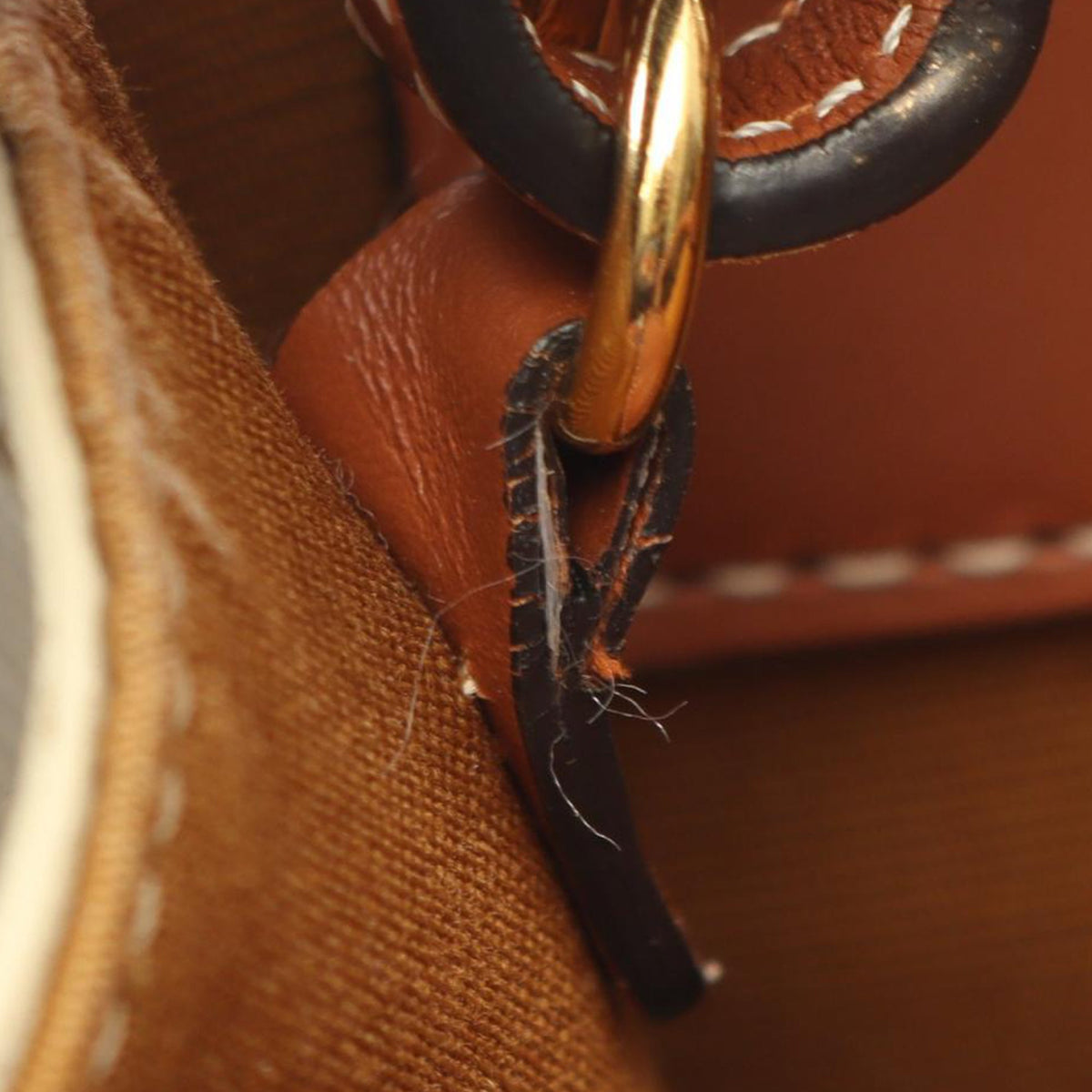 Celine Mini Triomphe Coated Canvas Vertical Cabas Satchel