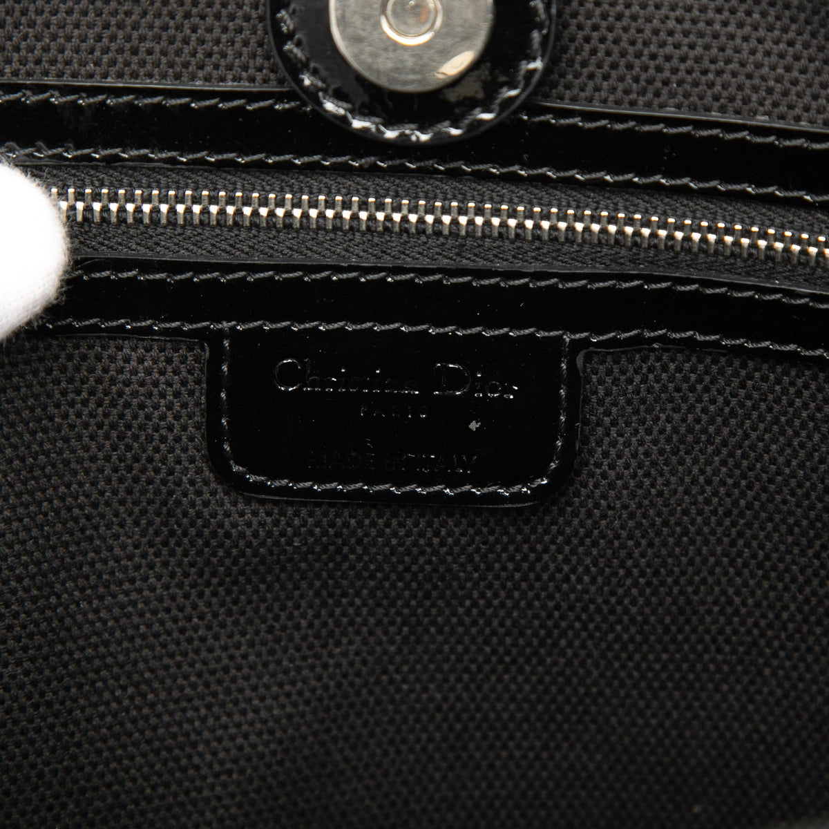 Dior Diorissimo Trotter Patent Tote