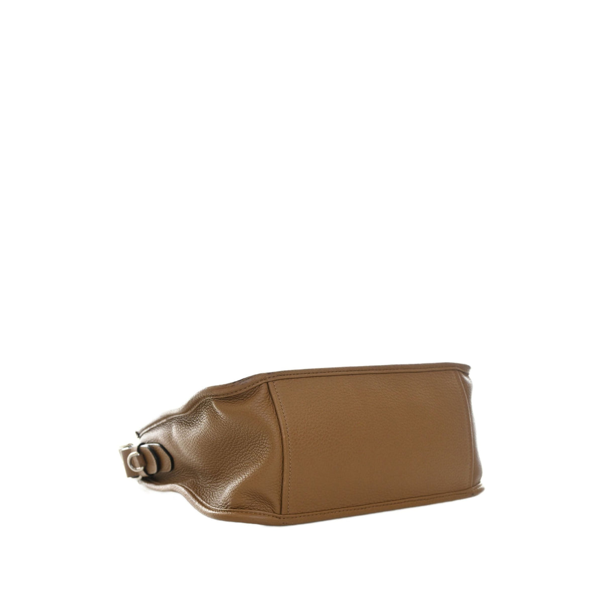 Prada Medium Vitello Daino Soft Hobo — Brown