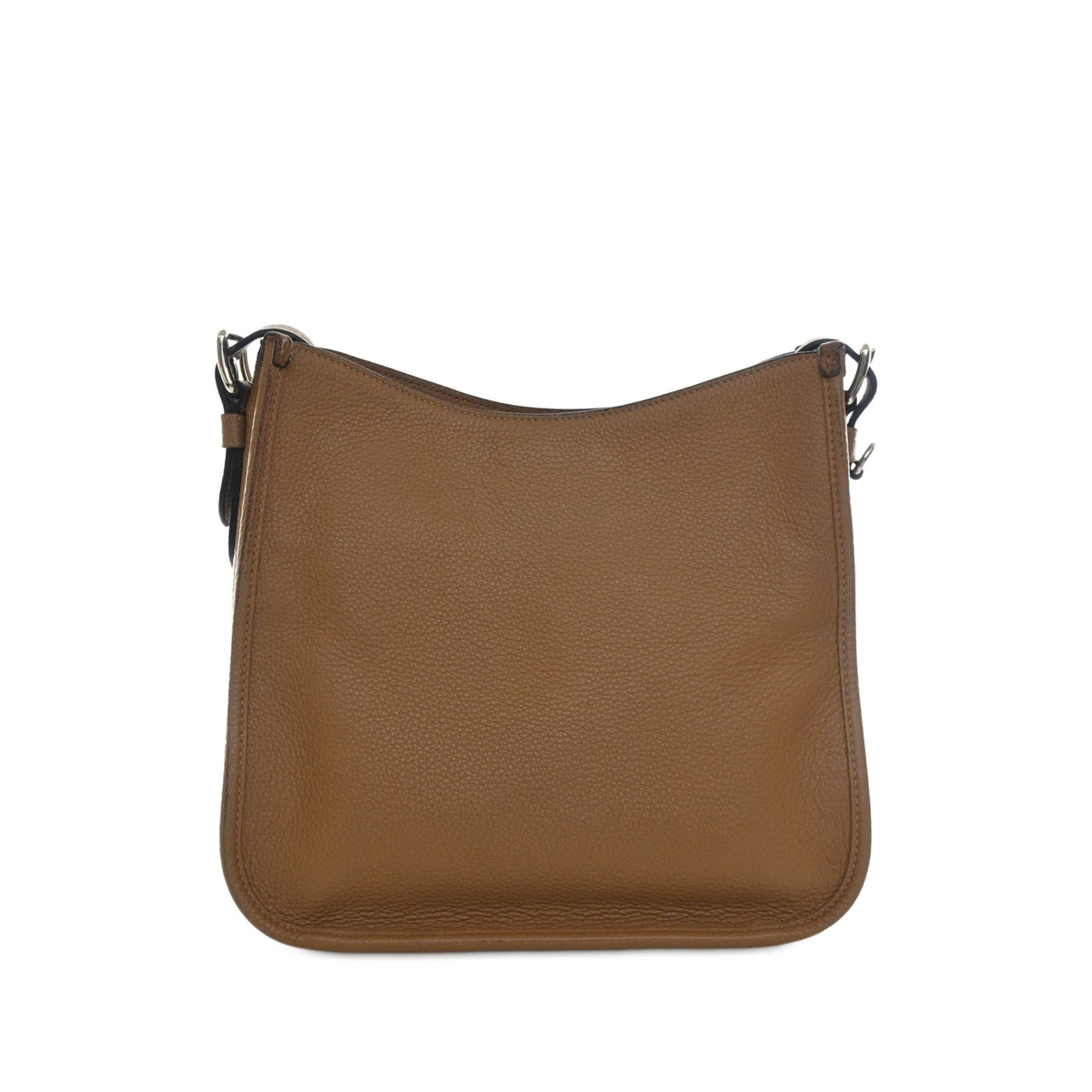 Prada Medium Vitello Daino Soft Hobo — Brown