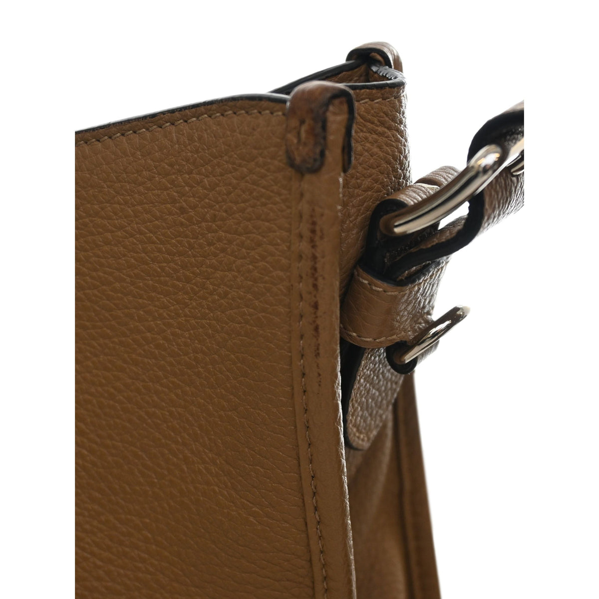Prada Medium Vitello Daino Soft Hobo — Brown
