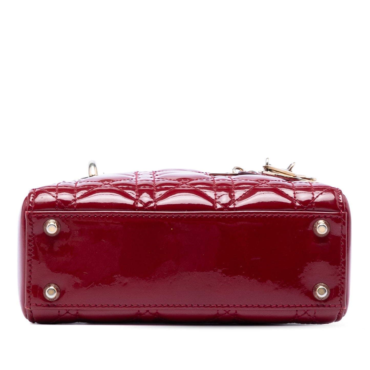 Dior Mini Patent Cannage Lady Dior