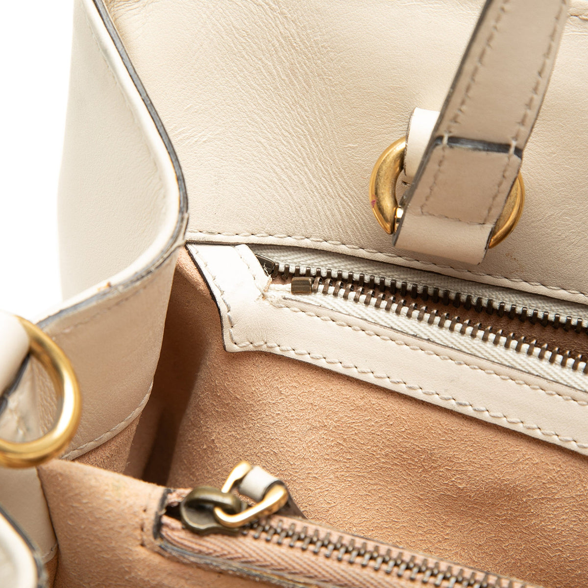 Gucci Small GG Marmont Matelasse Calfskin Satchel — White