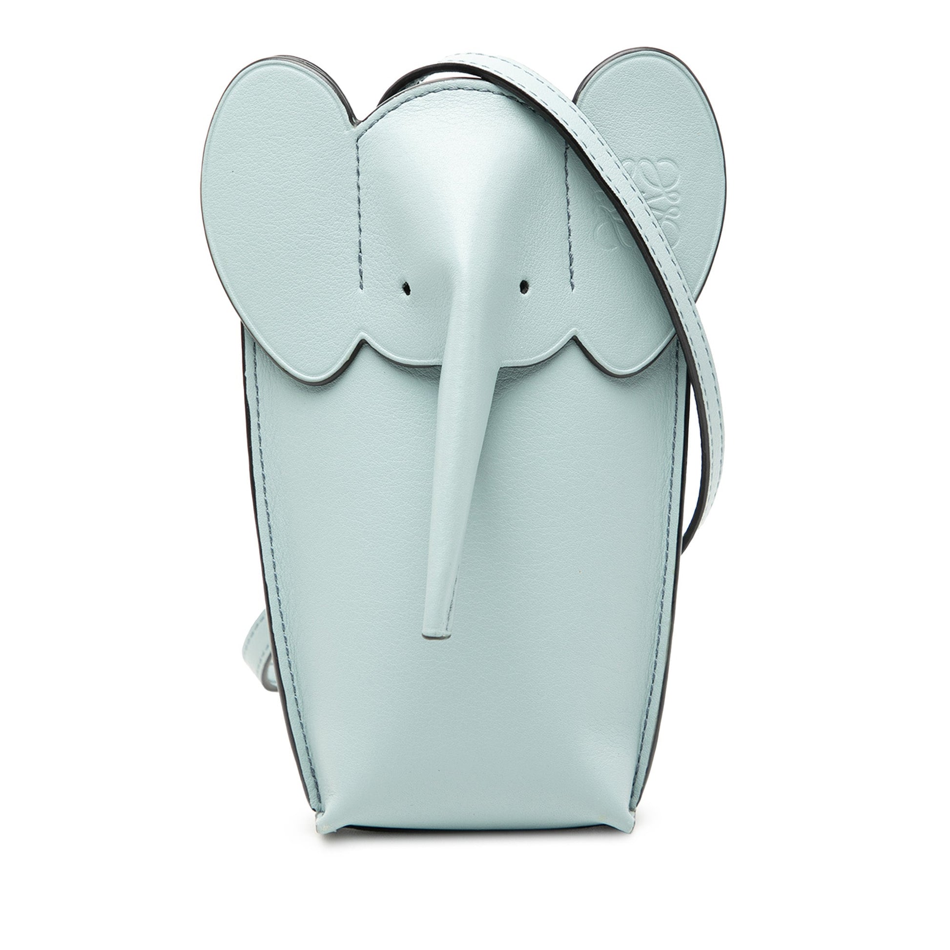 LOEWE Leather Elephant Pocket Crossbody