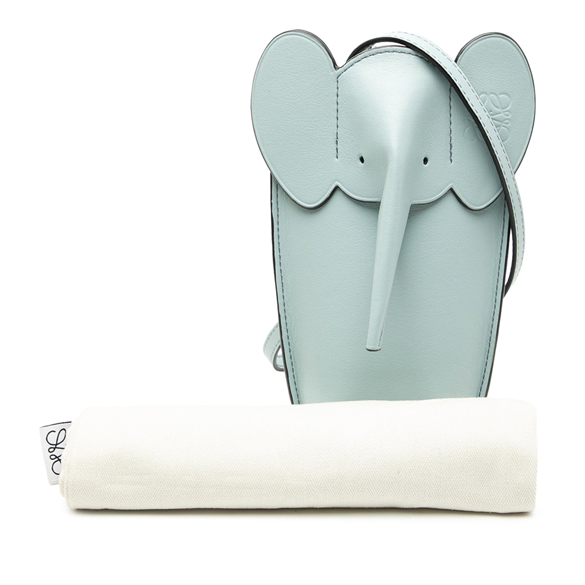 LOEWE Leather Elephant Pocket Crossbody