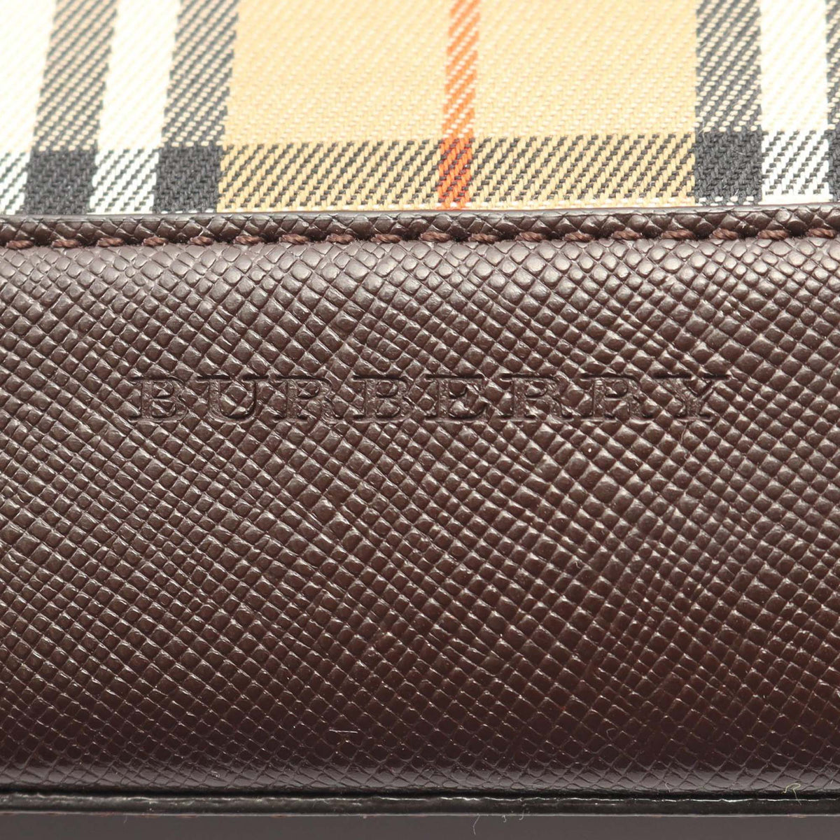 Burberry Haymarket Check Canvas Handbag