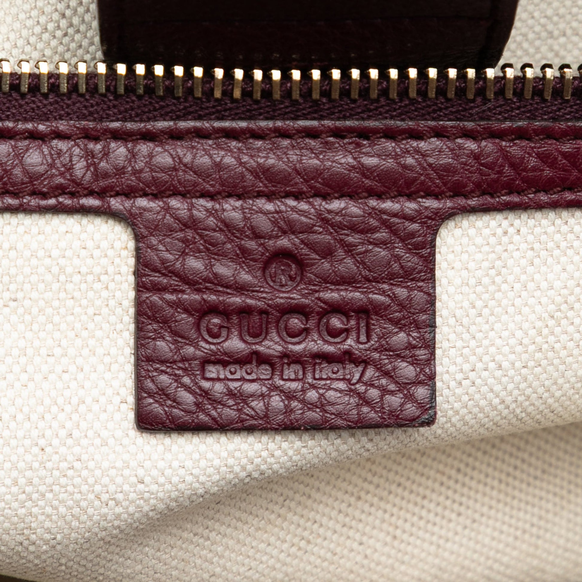 Gucci Medium Calfskin Bamboo Shopper Satchel