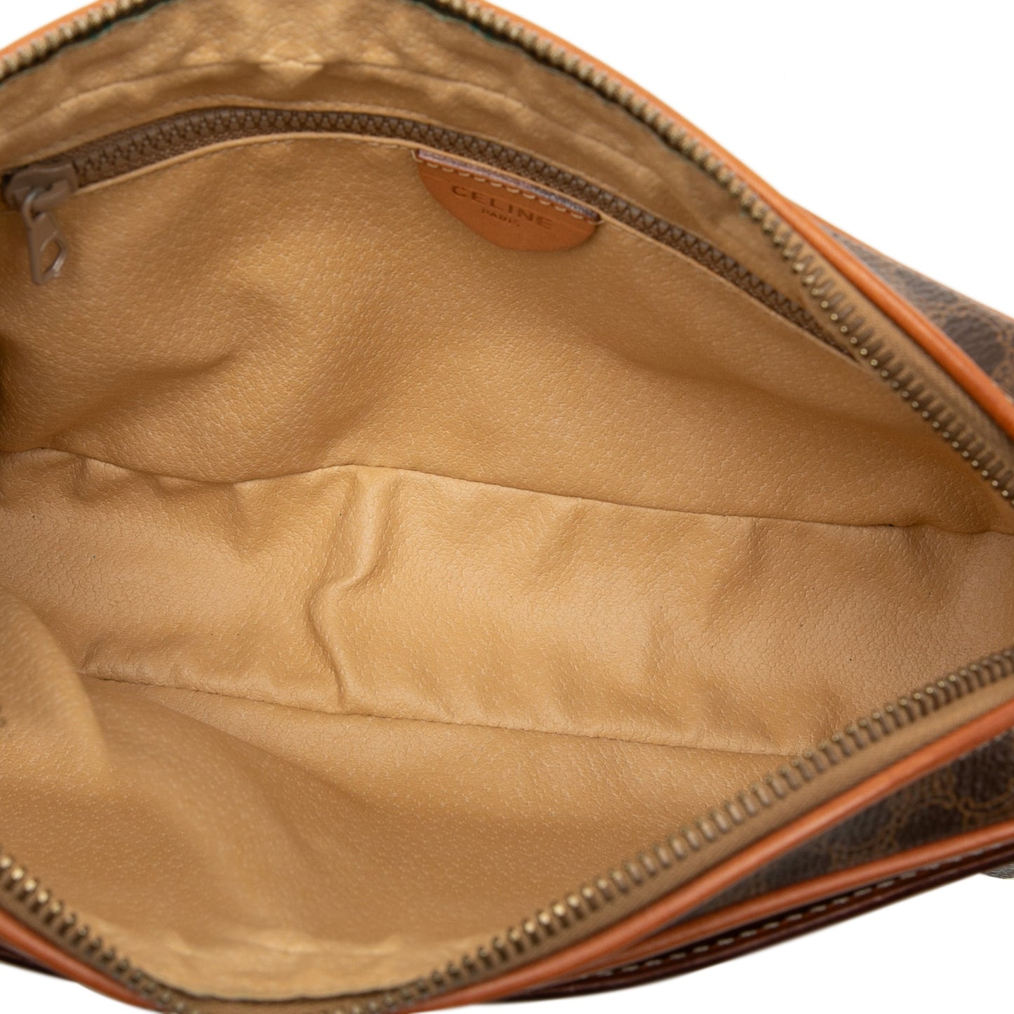 Celine Macadam Coated Canvas Clutch